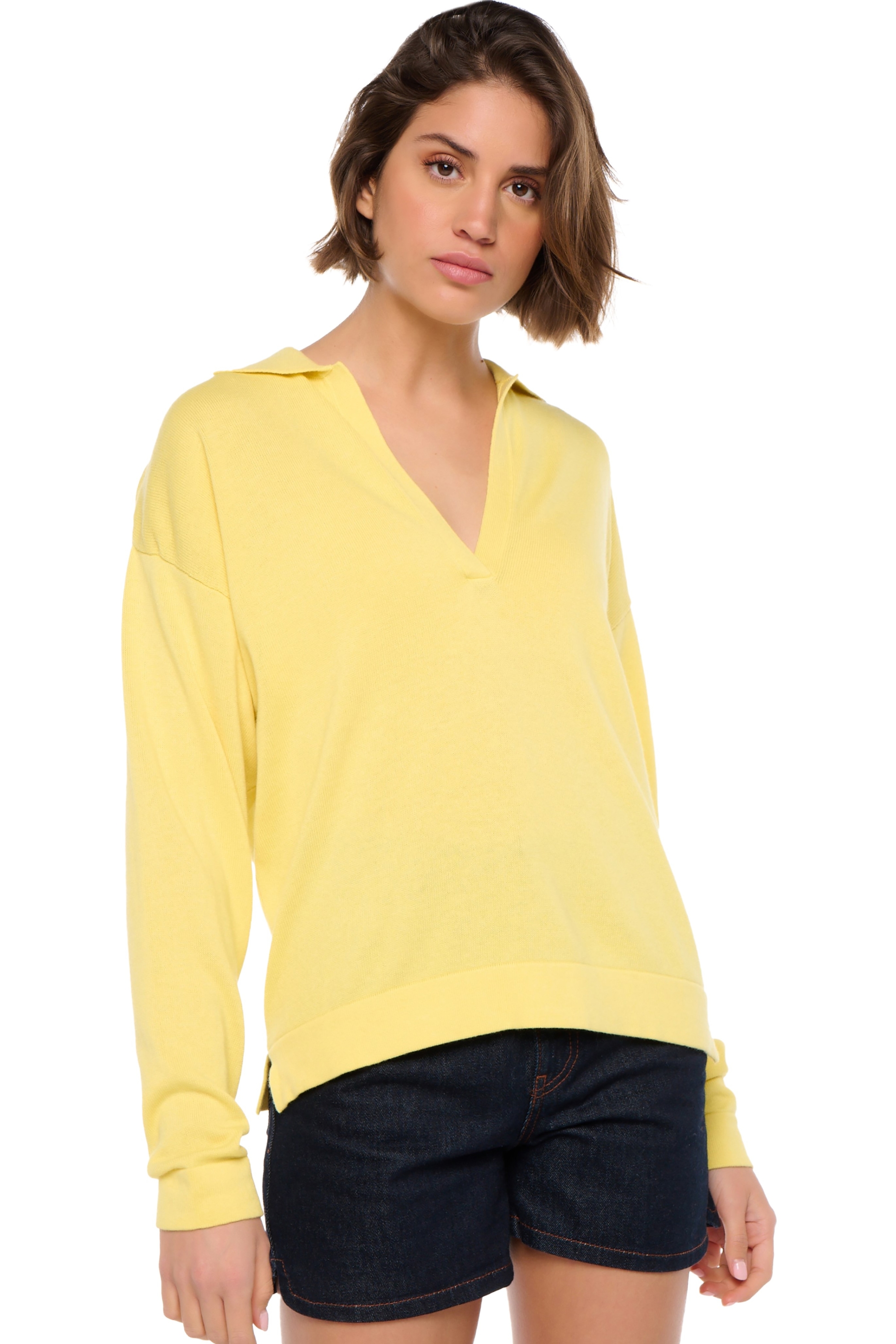 Baumwolle & Cashmere kaschmir pullover damen baumwolle cashmere solene granita s